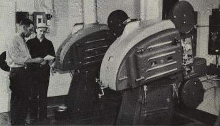 US-23 Drive-In Theater - Projectors 1952 Theatre Catalog (newer photo)